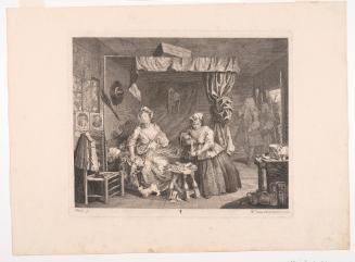 The Harlot's Progress, Plate 3