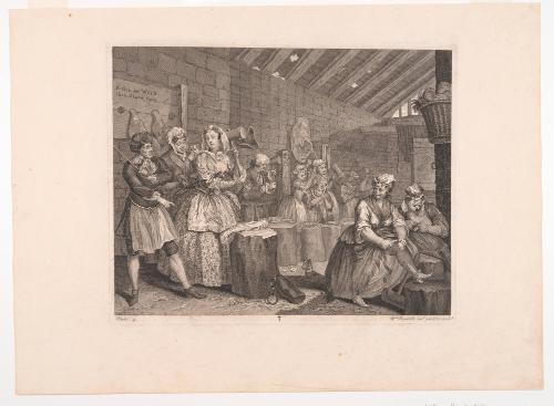 The Harlot's Progress, Plate 4