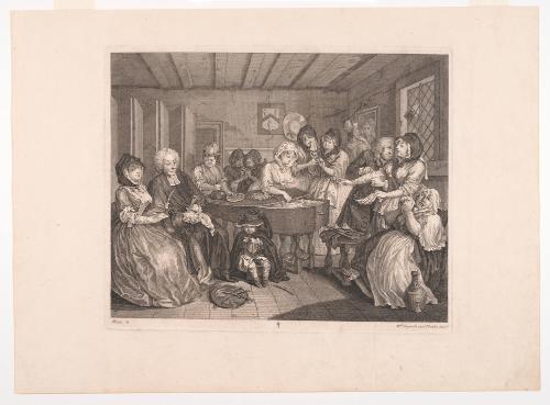 The Harlot's Progress, Plate 6