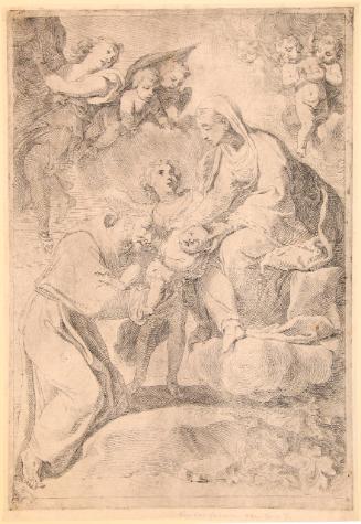 Saint Francis Receiving the Christ Child from the Virgin