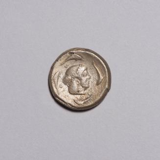 Tetradrachm: Charioteer Driving Biga Right; Head of Artemis-Arethusa on Reverse