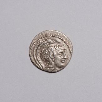 Tetradrachm: Helmeted Head of Athena; Owl Standing Right on Amphora, to Right Artemis With Long Torch to Right on Reverse
