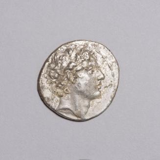 Tetradrachm: Diademed Head of Antiochos Right; Zeus Seated Left Holding Nike and Scepter on Reverse