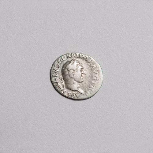 Denarius: Laureate Head of Vitellius Right; Libertas Draped, Standing Facing, Head Right, Holding Pileus and Long Scepter on Reverse