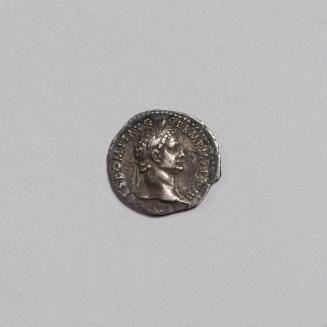 Denarius: Laureate Head of Domitian Right; Minerva Advancing Right, Brandishing Spear and Holding Round Shield on Reverse