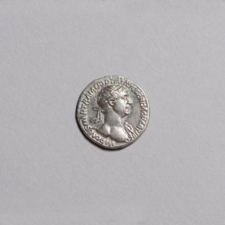 Denarius: Laureate Bust of Trajan Right, Left Shoulder Draped; Felicitas Standing Left Holding Caduceus and Cornucopiae on Reverse