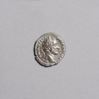 Denarius: Laureate Bust of Antoninus Pius Right; Fortuna Standing Front, Head Left, Holding Rudder and Cornucopiae on Reverse