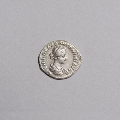 Denarius: Draped Bust of Lucilla Right, Head Bare; VOTA/PVBLI/CA in Wreath on Reverse