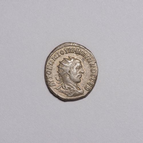 Tetradrachm: Radiate Draped and Cuirassed Bust of Philip I Right; Eagle Standing Front, Head Right Holding Snake in Beak, ANTIOXIA .S.C in Exergue on Reverse