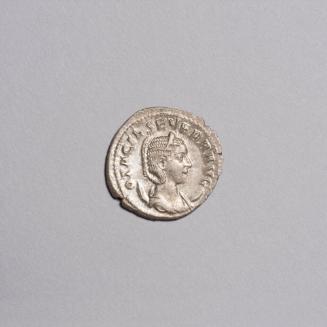 Antoninianus: Diademed and Draped Bust of Otacilia Severa Right; Concordia Seated Left Holding Patera and Cornucopiae, Altar at Feet on Reverse