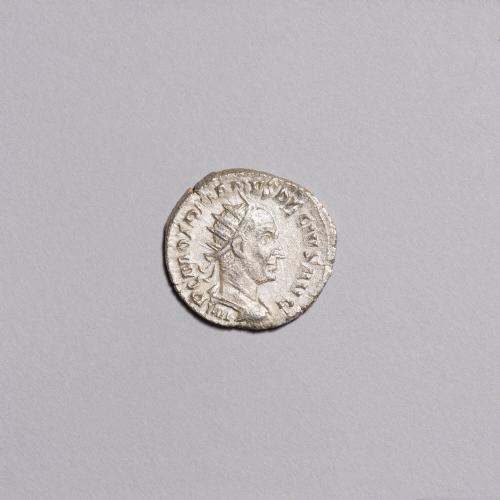 Antoninianus: Radiate and Cuirassed Bust of Decius Right; Uberitas Standing Left Holding Purse and Cornucopiae on Reverse