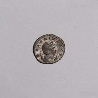 Antoninianus: Diademed and Draped Bust of Salonina Right, Resting on Crescent; Concord Seated Left, Holding Patera and Double Cornucopiae on Reverse