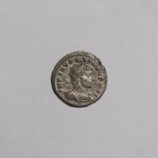 Antoninianus: Radiate and Cuirassed Bust of Aurelian Right; Aurelian Being Crowned by a Figure in a Toga, R in Exergue on Reverse