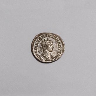 Antoninianus: Laureate, Draped and Cuirassed Bust of Numerian Right; Pax Standing Left, Holding Olive Branch and Spear on Reverse