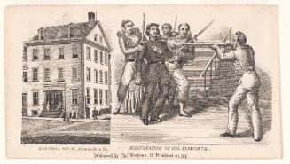 The Assassination of Colonel Elsworth at Marshall House in Alexandria, Virginia