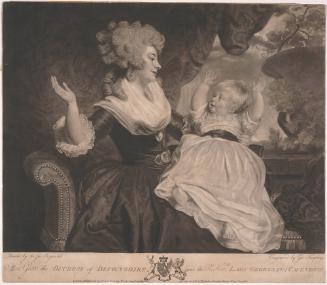 The Duchess of Devonshire and Lady Georgianna Cavendish