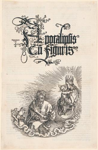 The Virgin Appearing to St. John, Title Page from Apocalipsis Cum Figuris
