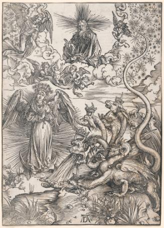 The Apocalyptic Woman and the Seven-headed Dragon, from Apocalipsis Cum Figuris