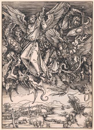 St. Michael Fighting the Dragon, from Apocalipsis Cum Figuris