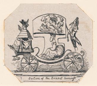 Section of the Bonnet Carriage, vignette fragment from Plate 2 of Scraps and Sketches, Part I