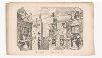 February: Valentine's Day, from The Comic Almanack