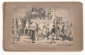 A Charity Ball -- Dancing for the Million, from The Comic Almanack