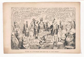 Wine in a Ferment and Spirits in Hot Water, from The Comic Almanack