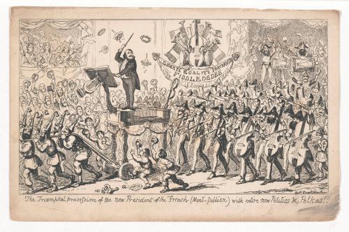 The Triumphal Procession of the New President of the French with Entire New Politics and Polkas!, from The Comic Almanack