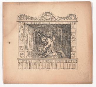 Punch on His Steed, from Punch and Judy