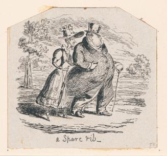 A Spare Rib, vignette fragment from Plate 4 of Scraps and Sketches, Part III
