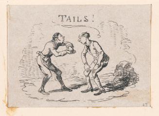 TAILS!, vignette fragment from Plate 5 of Scraps and Sketches, Part IV