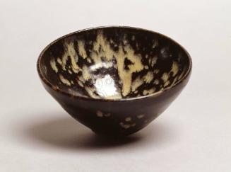 Tea Bowl with Tortoiseshell Glaze