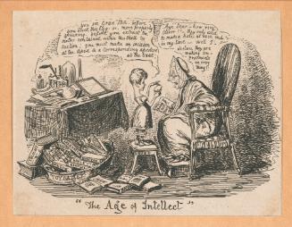 “The Age of Intellect,” vignette fragment from Plate 6 of Scraps and Sketches, Part I