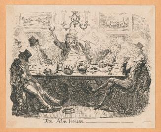 The Ale House, vignette fragment from Plate 4 of Scraps and Sketches, Part IV