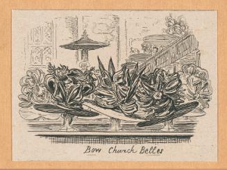 Bow Church Belles, vignette fragment from Plate 2 of Scraps and Sketches, Part I