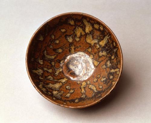 Tea Bowl with Tortoiseshell Glaze