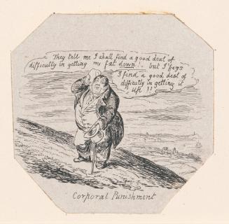 Corporal Punishment, vignette fragment from Plate 4 of Scraps and Sketches, Part II