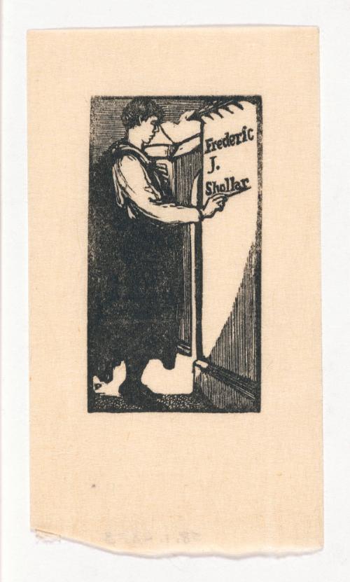 Bookplate - Frederic J. Shollar