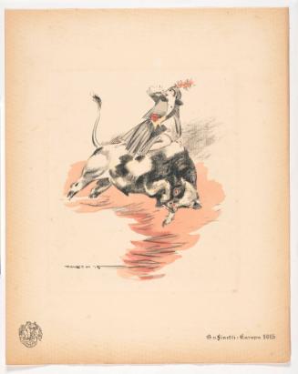Europe 1915, from Portfolio 3 of Krieg Und Kunst, Prints Issued by the Berliner Sezession