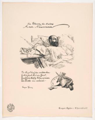 Honor Roll, from Portfolio 6 of Krieg Und Kunst, Prints Issued by the Berliner Sezession