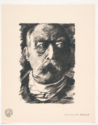 Bismarck, from Portfolio 7 of Krieg Und Kunst, Prints Issued by the Berliner Sezession