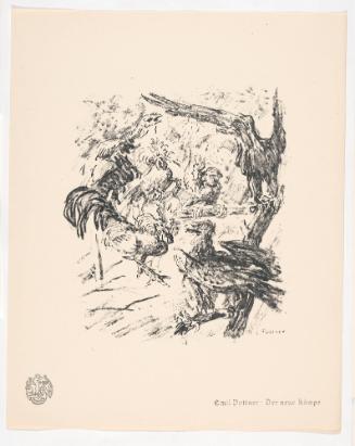 The New Warrior, from Portfolio 12 of Krieg Und Kunst, Prints Issued by the Berliner Sezession