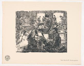 In Den Dardanellen, from Portfolio 14 of Krieg Und Kunst, Prints Issued by the Berliner Sezession
