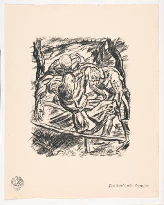 Gamariter, from Portfolio 15 (or 16?) of Krieg Und Kunst, Prints Issued by the Berliner Sezession