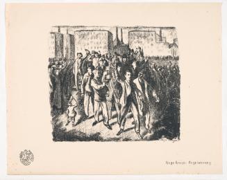Enthusiasm, from Portfolio 17 of Krieg Und Kunst, Prints Issued by the Berliner Sezession