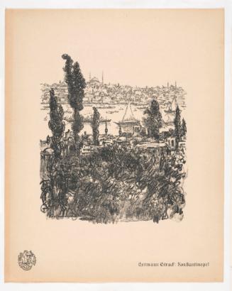 Constantinople, from Portfolio 24 of Krieg Und Kunst, Prints Issued by the Berliner Sezession