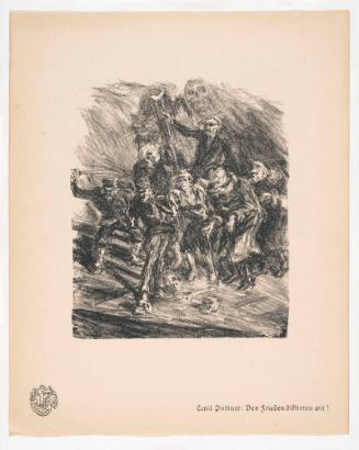 We Dictate the Terms of Peace!, from Portfolio 24 of Krieg Und Kunst, Prints Issued by the Berliner Sezession