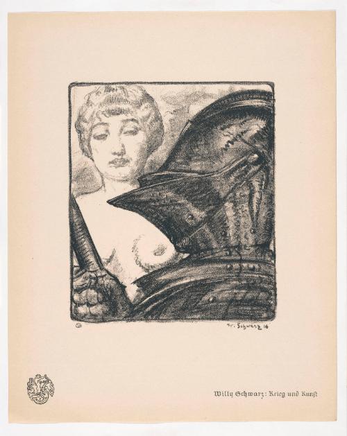 Krieg Und Kunst, from Portfolio 25 of Krieg Und Kunst, Prints Issued by the Berliner Sezession