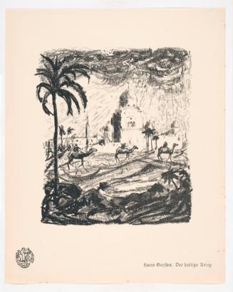 The Holy War, from Portfolio 27 of Krieg Und Kunst, Prints Issued by the Berliner Sezession