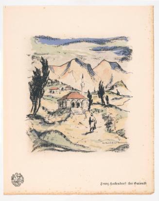 Near Thessaloniki, from Portfolio 29 of Krieg Und Kunst, Prints Issued by the Berliner Sezession